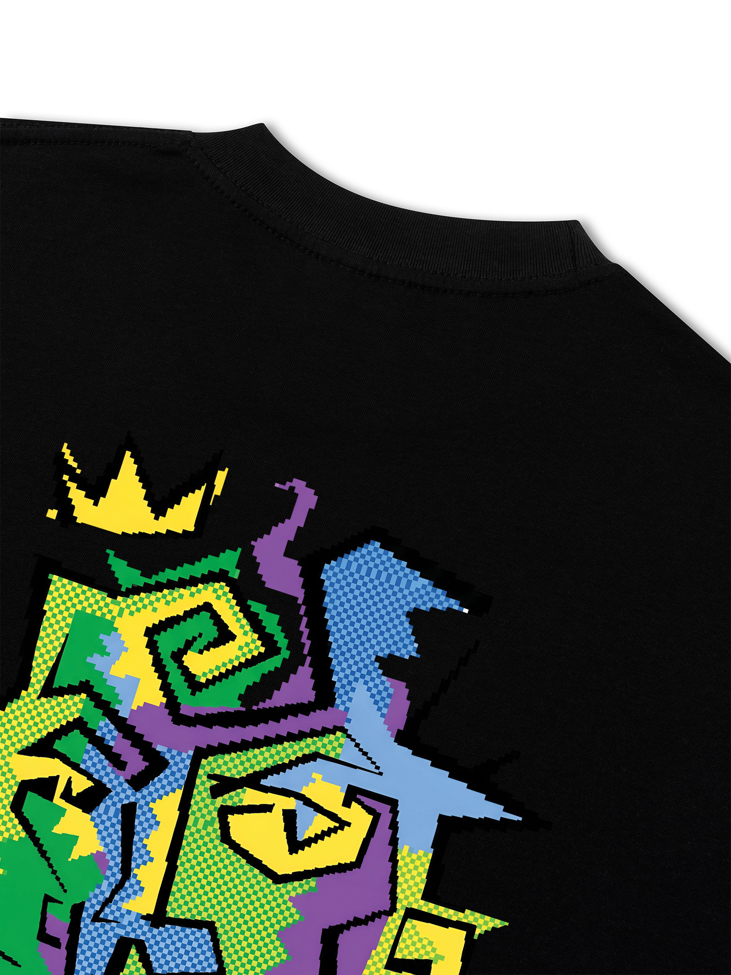 Áo Thun Relaxed Fit Pixel Universe The King