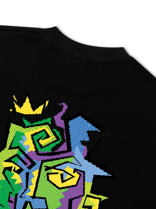 Áo Thun Relaxed Fit Pixel Universe The King