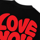 Áo Thun Relaxed Fit Love You Typography