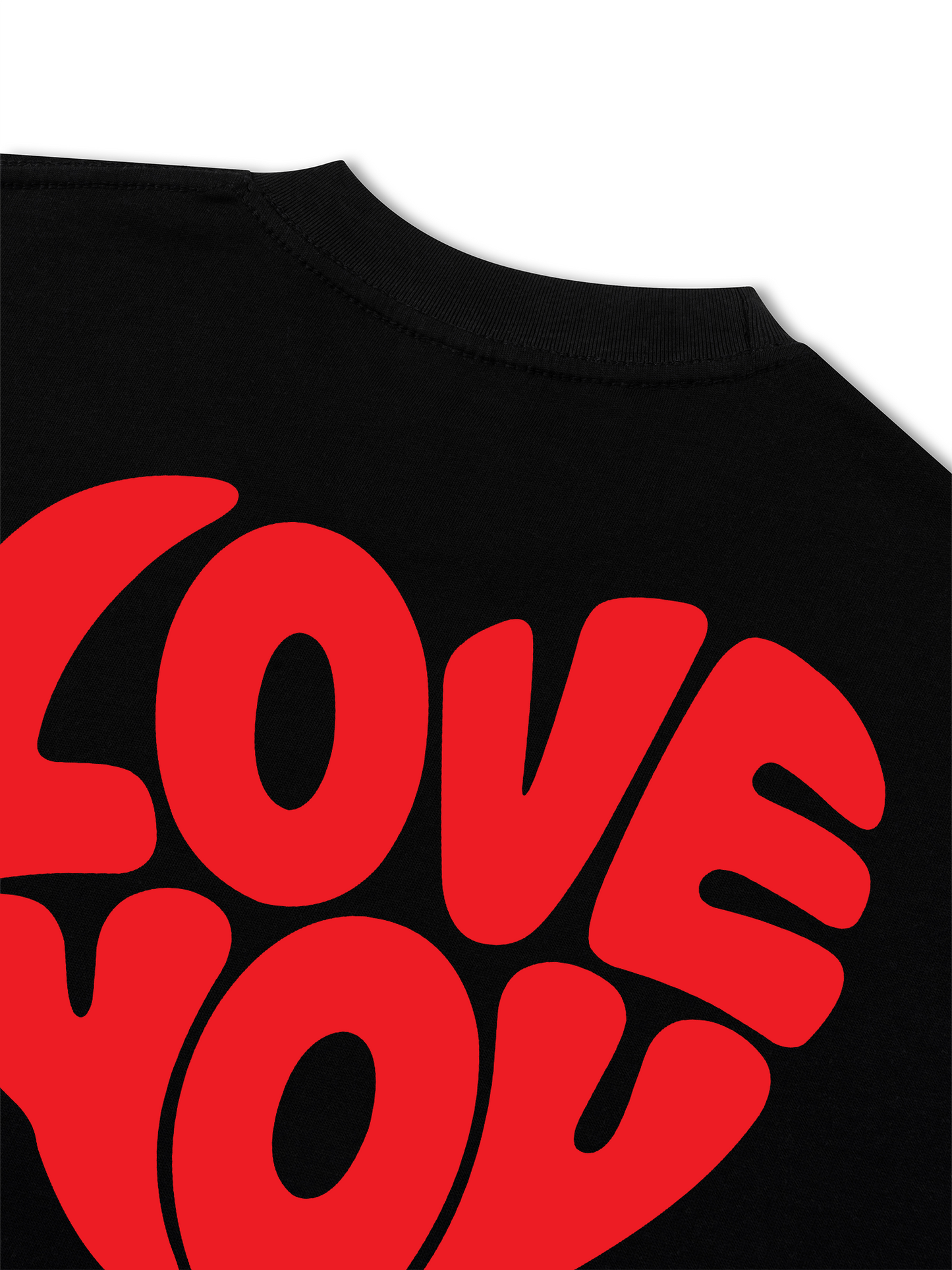 Áo Thun Relaxed Fit Love You Typography