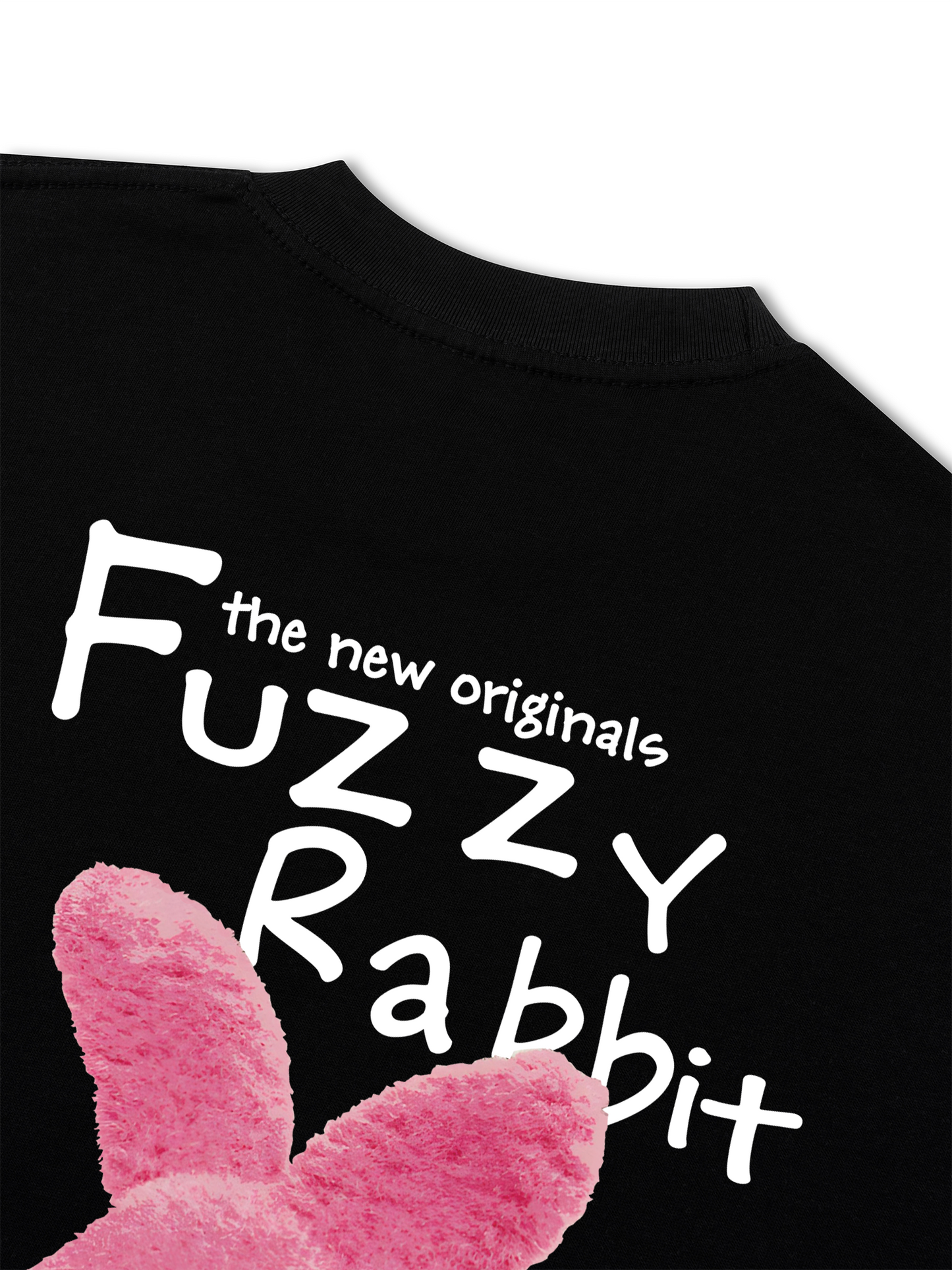 Áo Thun Relaxed Fit  Doodle Fuzzy Rabbit