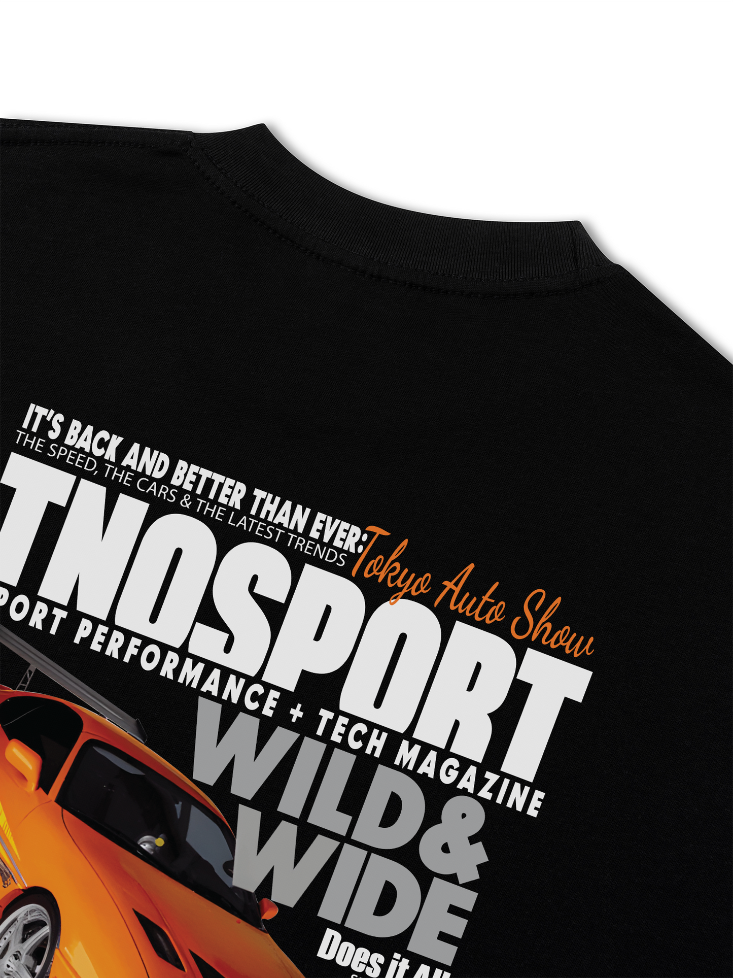 Áo Thun Relaxed Fit CAR Orginals Sport Orange