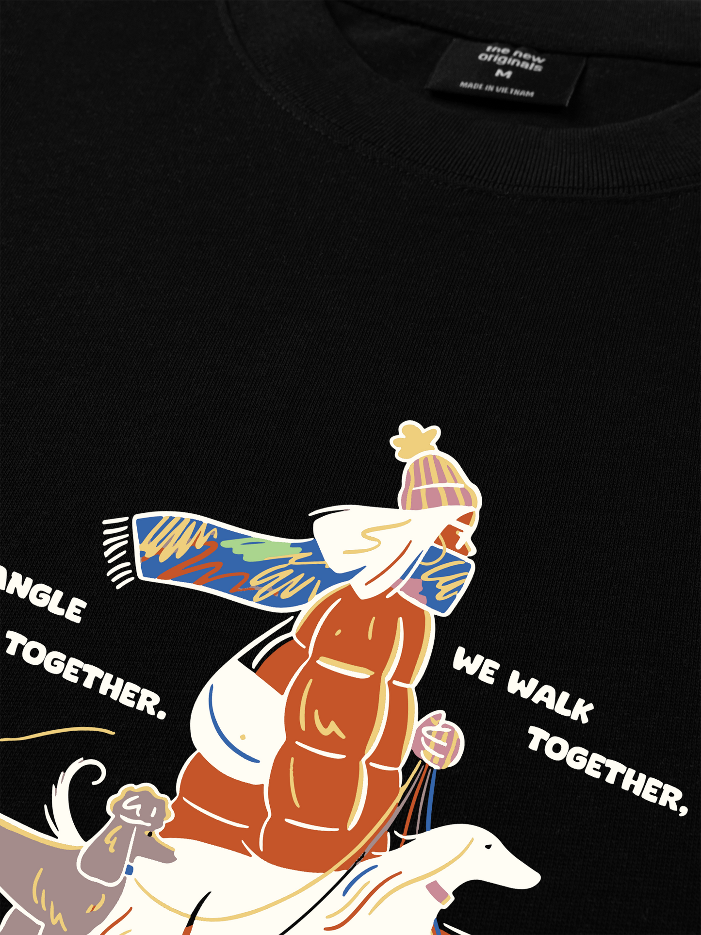 Áo Thun Relaxed Fit We Walk Together