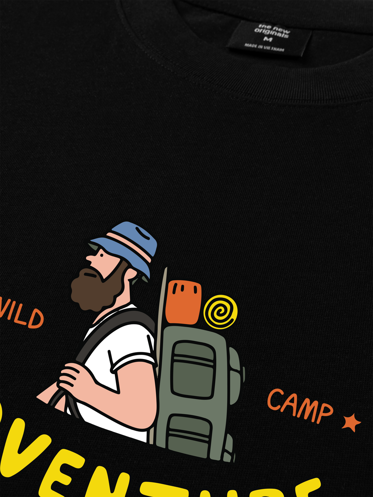 Áo Thun Relaxed Fit Adventure Wild Camp