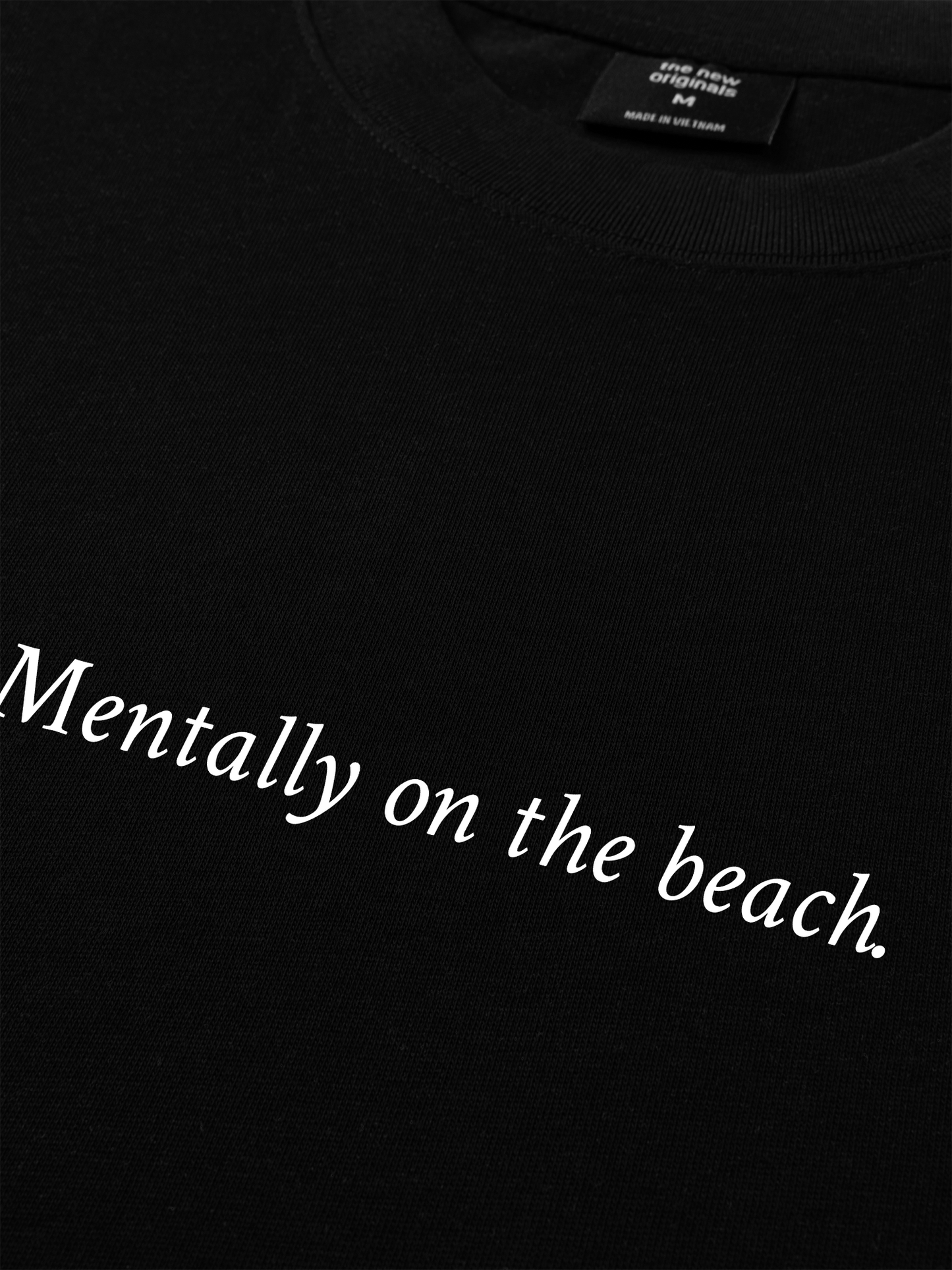 Áo Thun Relaxed Fit Mentally on the Beach