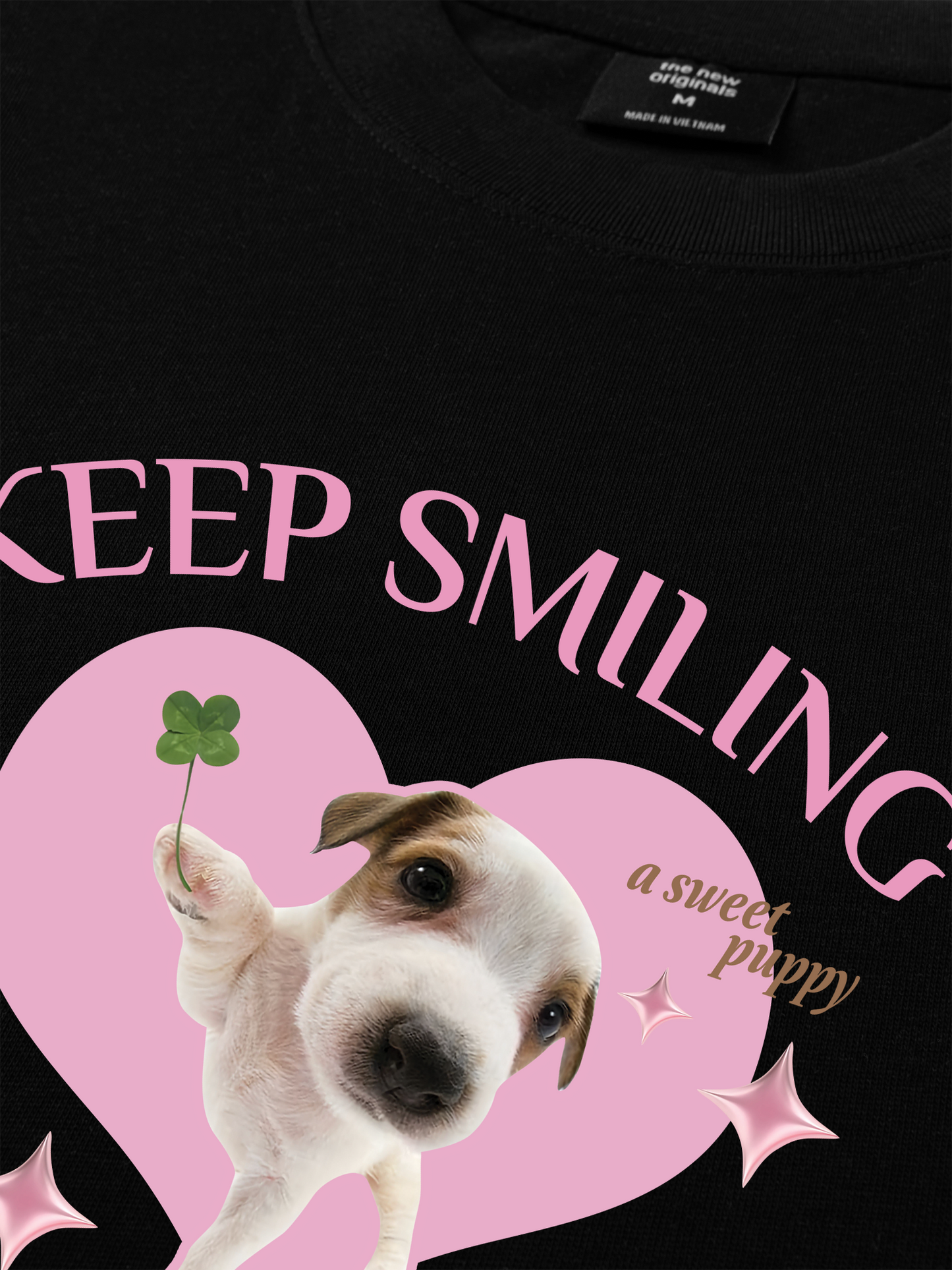 Áo Thun Relaxed Fit Keep Smiling