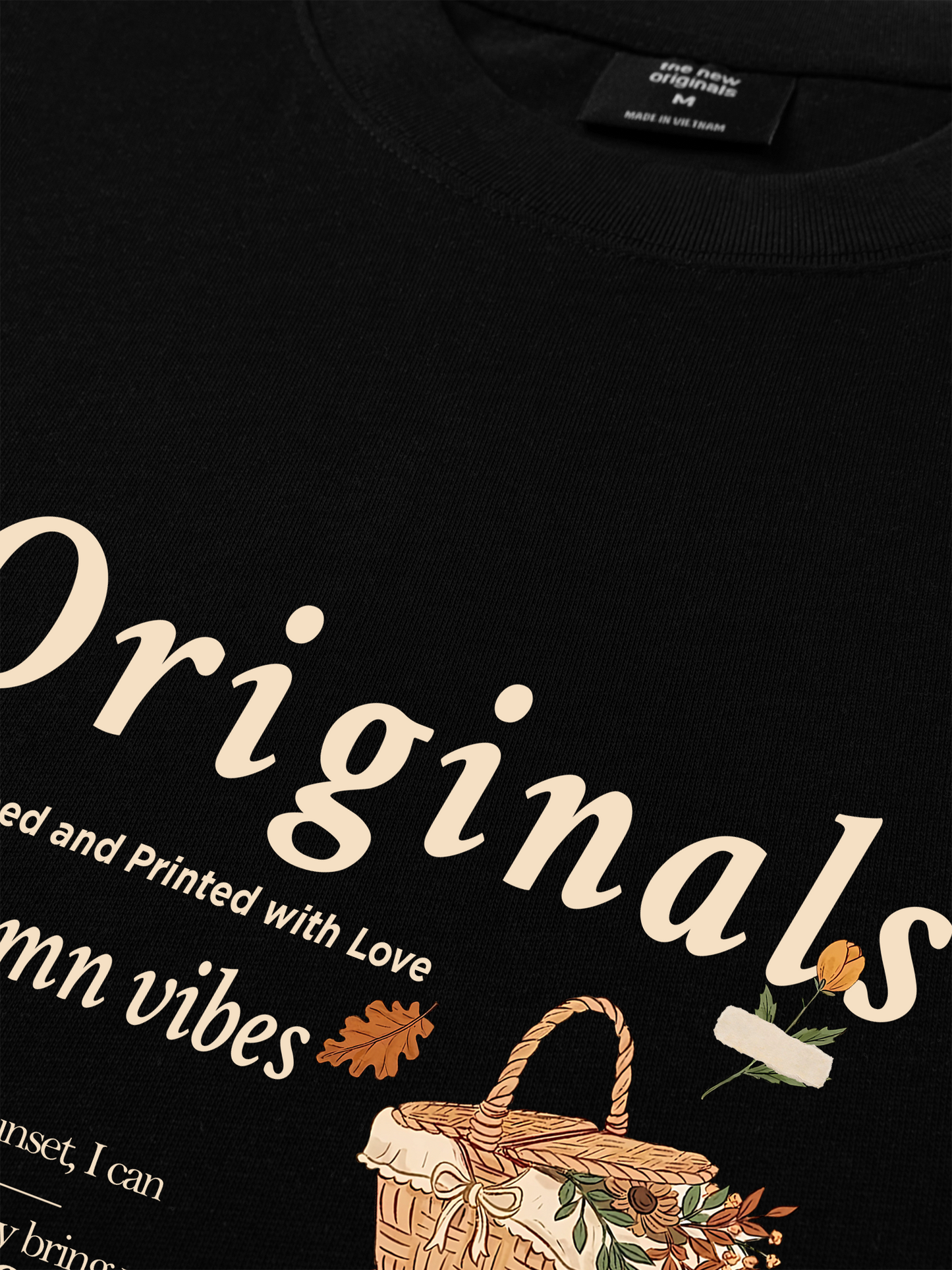 Áo Thun Relaxed Fit Autumn Vibes Originals Autumn