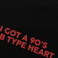 Áo Thun Relaxed Fit 90's Heart