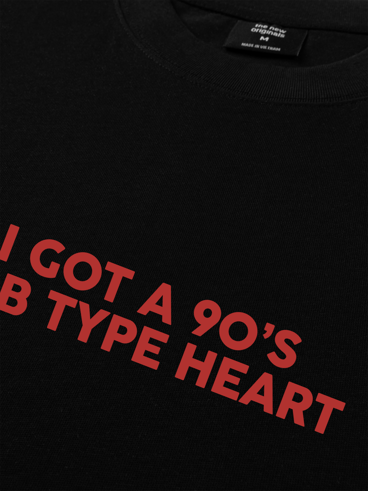 Áo Thun Relaxed Fit 90's Heart
