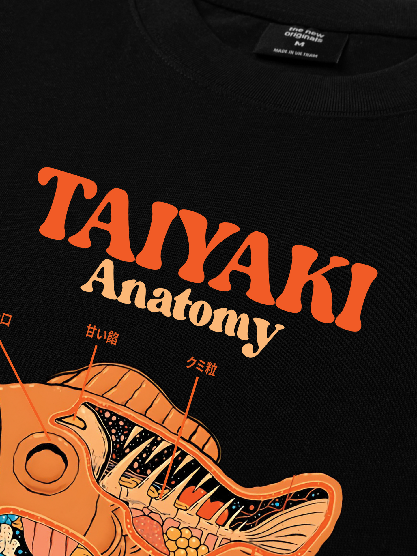 Áo Thun Relaxed Fit Taiyaki Anatomy
