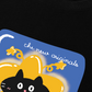 Áo Thun Relaxed Fit Black Cute Cat