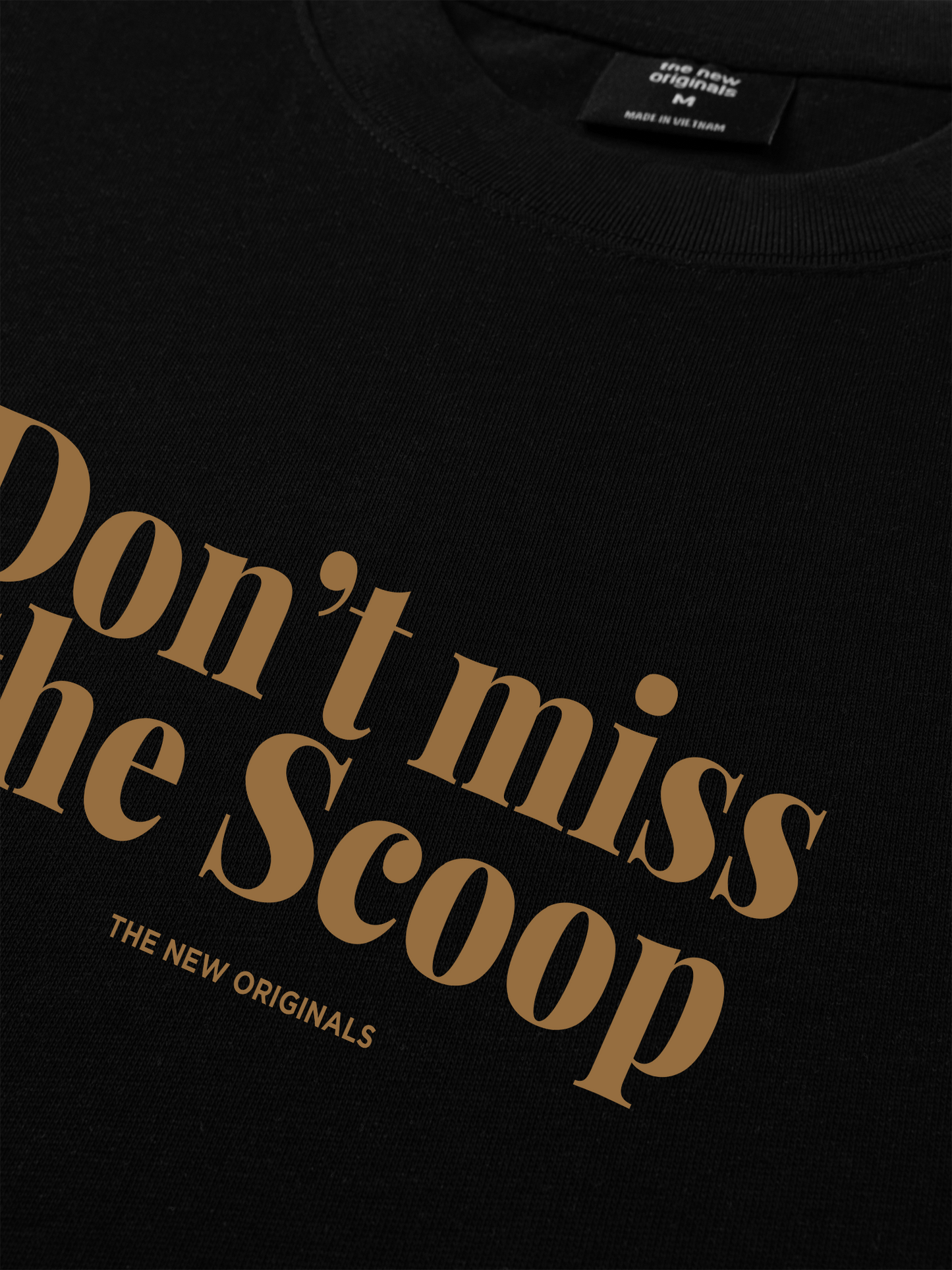 Áo Thun Relaxed Fit Don't Miss The Scoop
