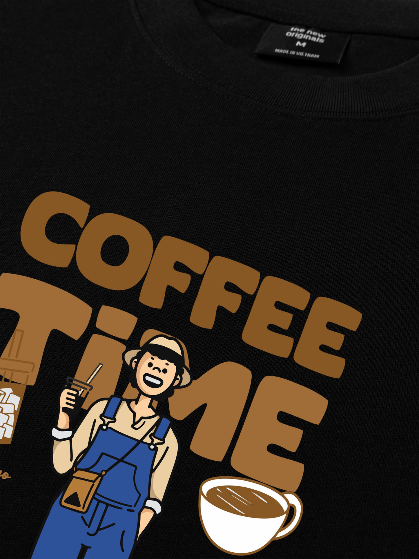 Áo Thun Relaxed Fit Coffee Time 2