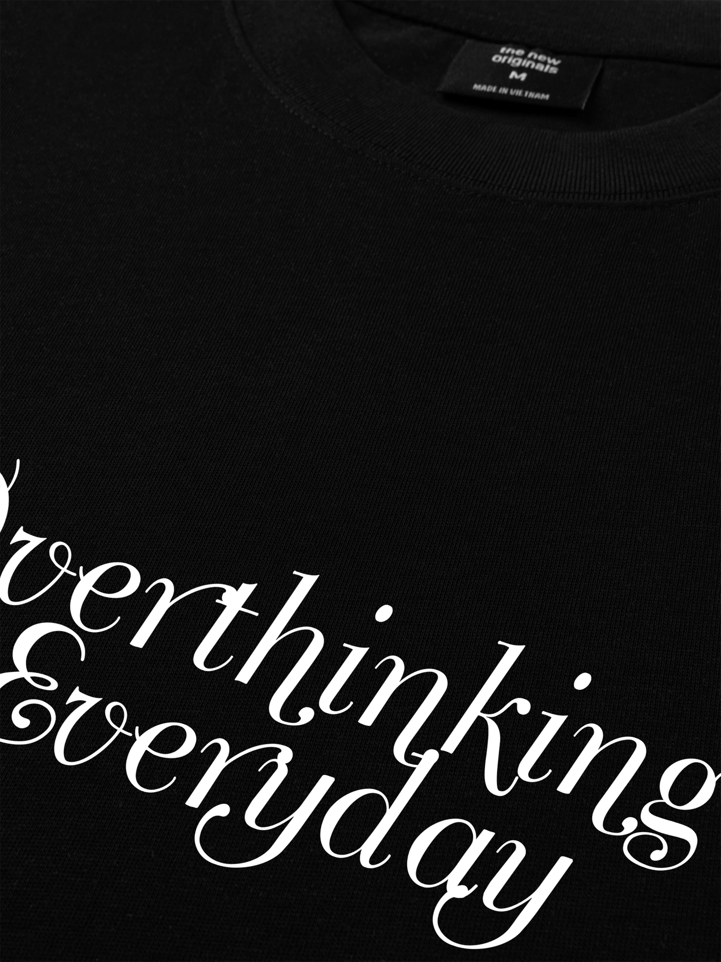 Áo Thun Relaxed Fit Overthinking Everyday