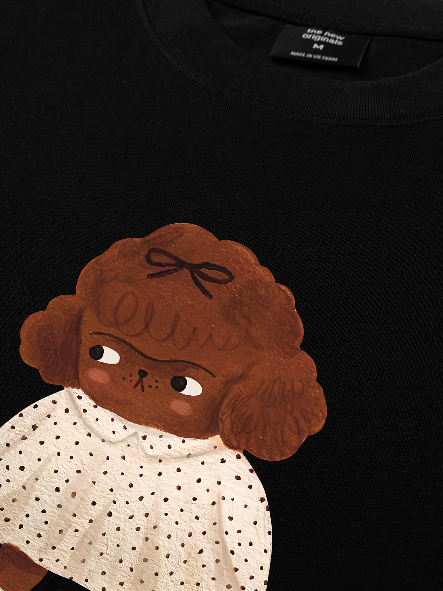 Áo Thun Relaxed Fit Brown Puppy