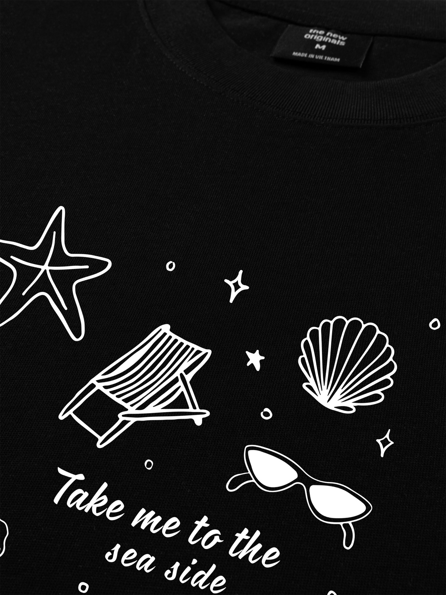 Áo Thun Relaxed Fit Take Me To The Sea Side