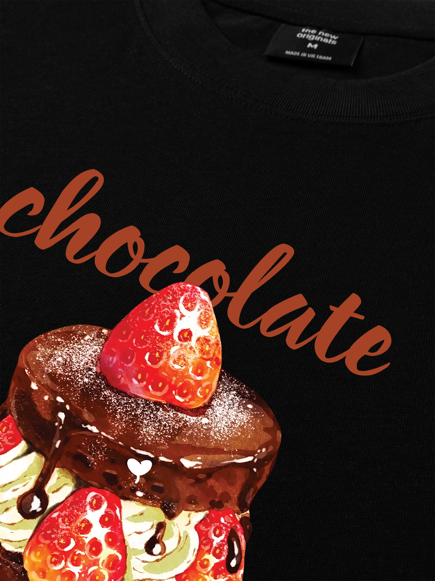 Áo Thun Relaxed Fit Strawberry Chocolate