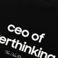 Áo Thun Relaxed Fit Ceo of Overthinking
