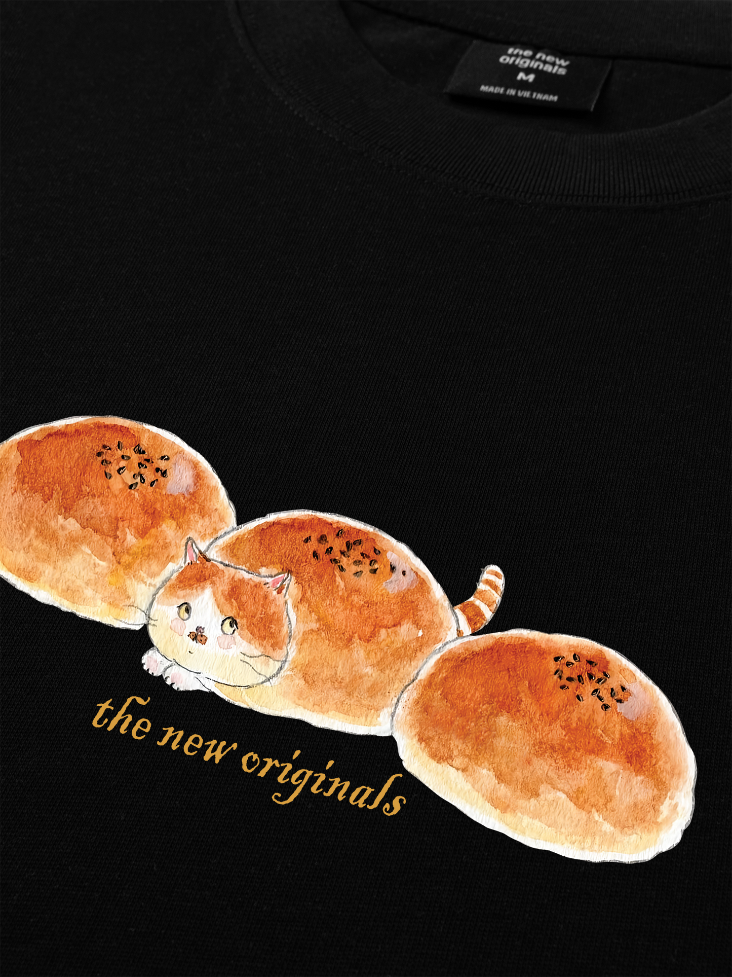 Áo Thun Relaxed Fit Cute Bread