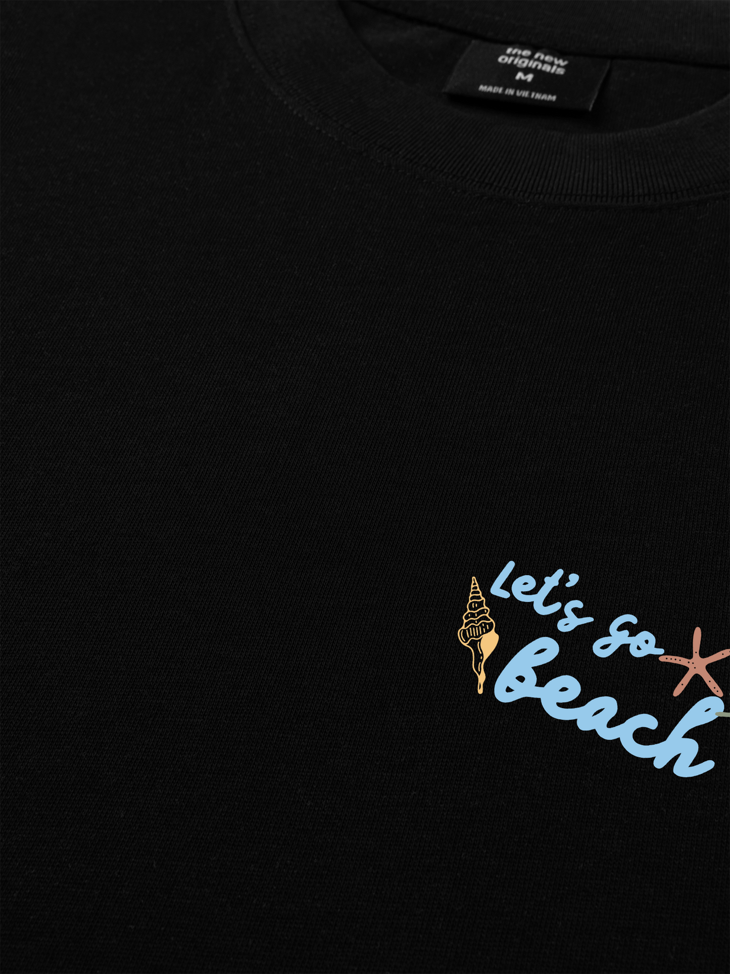 Áo Thun Relaxed Fit Let's Go Beach