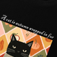 Áo Thun Relaxed Fit Autumn Vibes A Cat