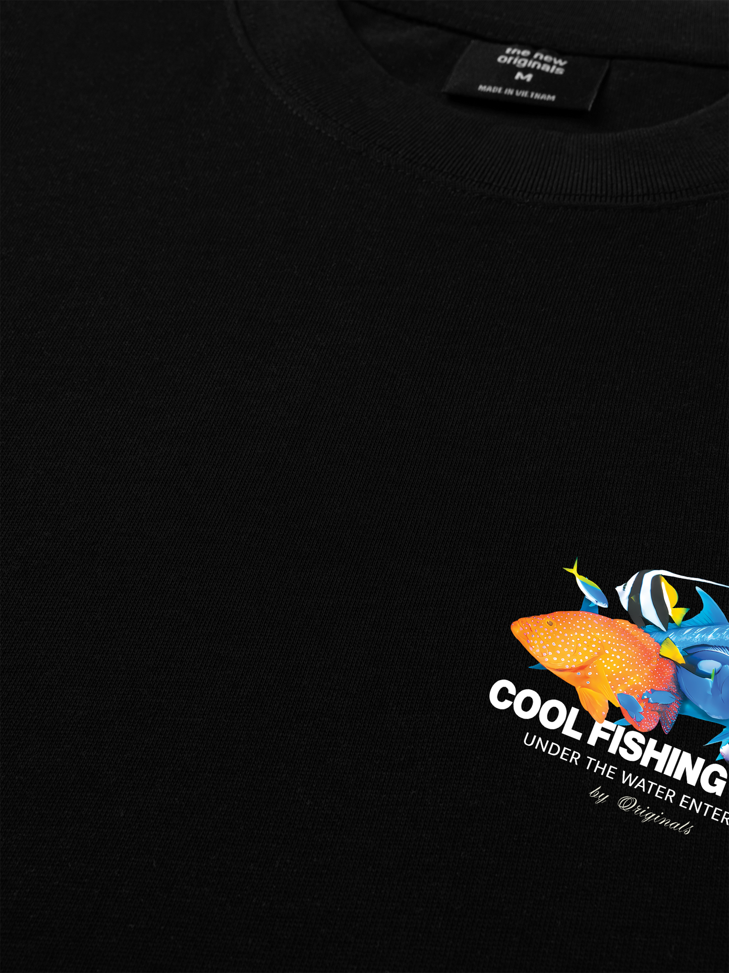 Áo Thun Relaxed Fit Ocean Under The Water Fish