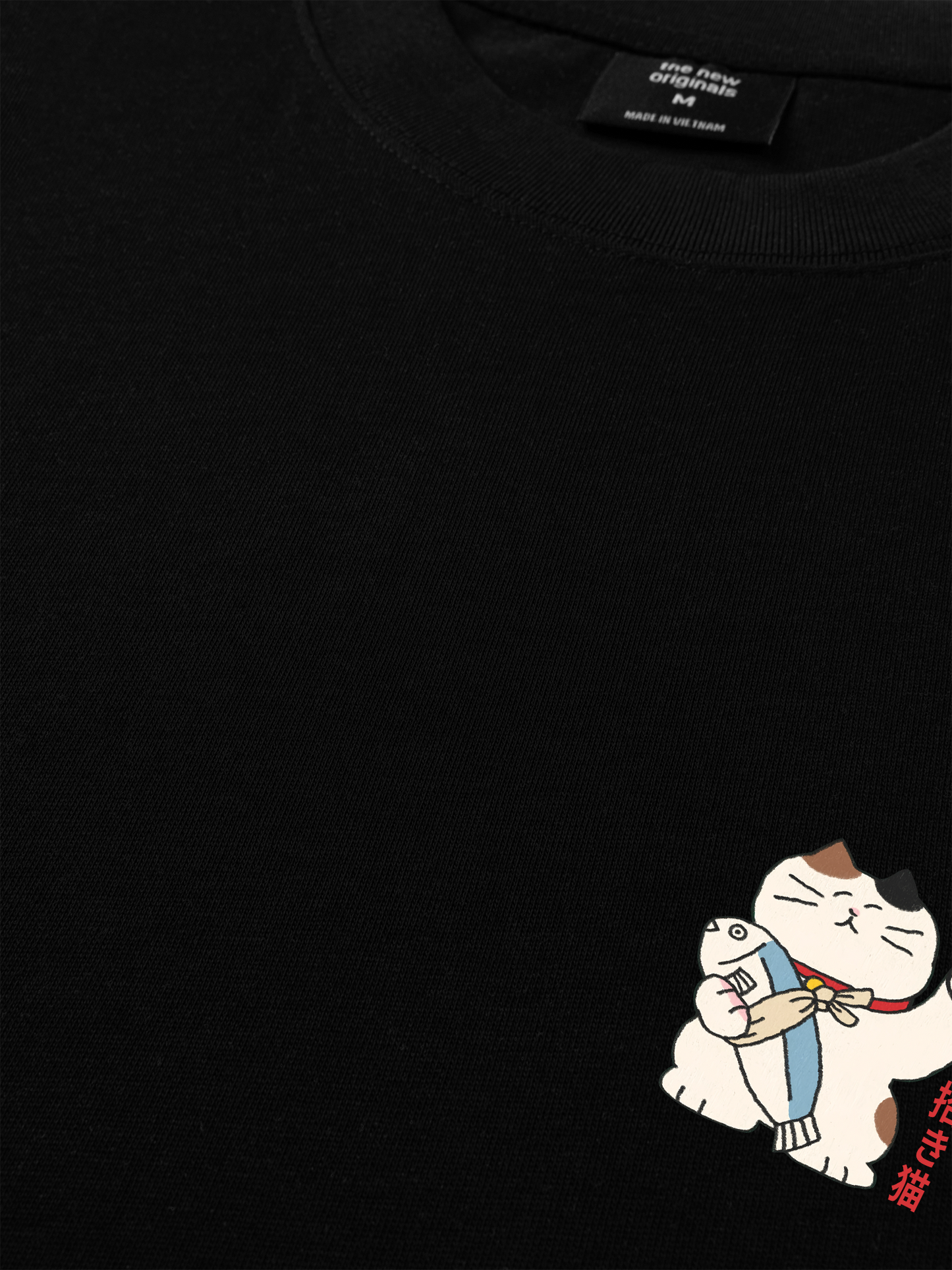 Áo Thun Relaxed Fit Maneki Neko