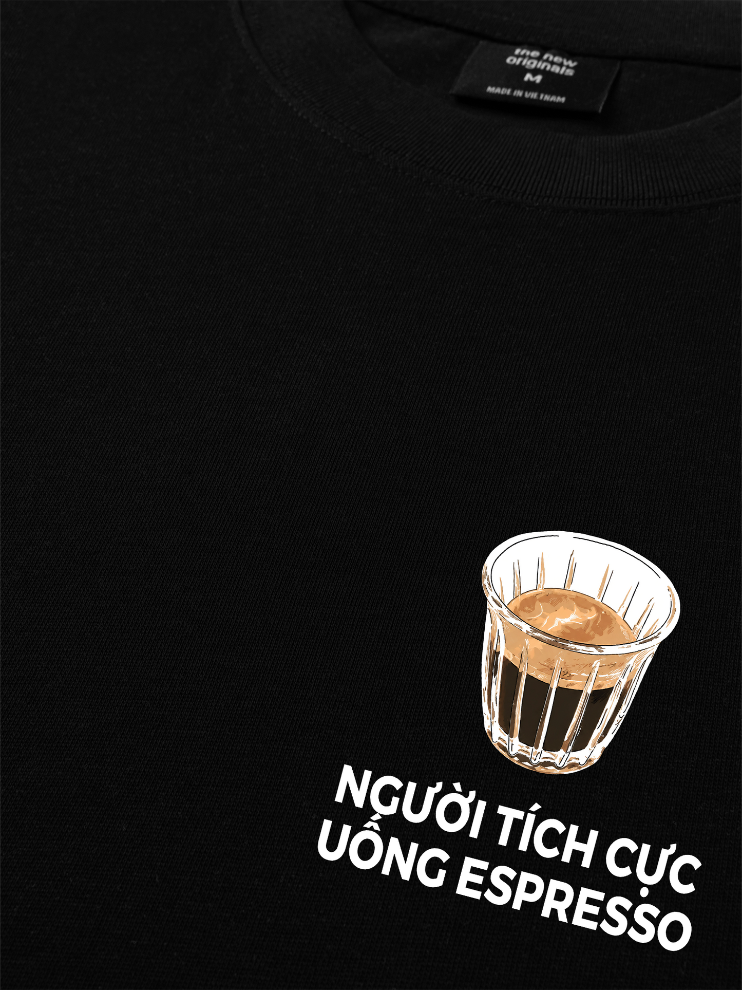 Áo Thun Relaxed Fit Người Tích Cực Uống Espresso 2