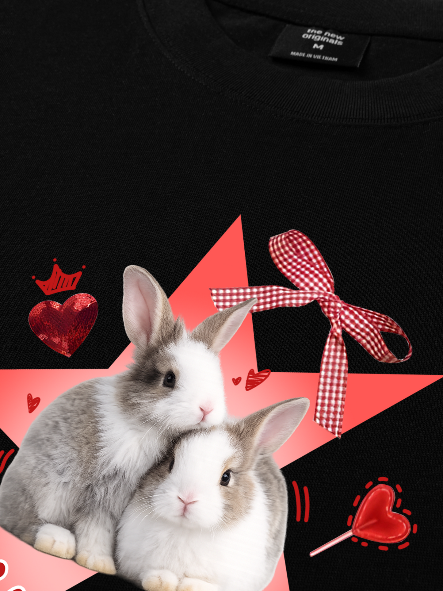 Áo Thun Relaxed Fit Daily Cuties Bunny Love Club