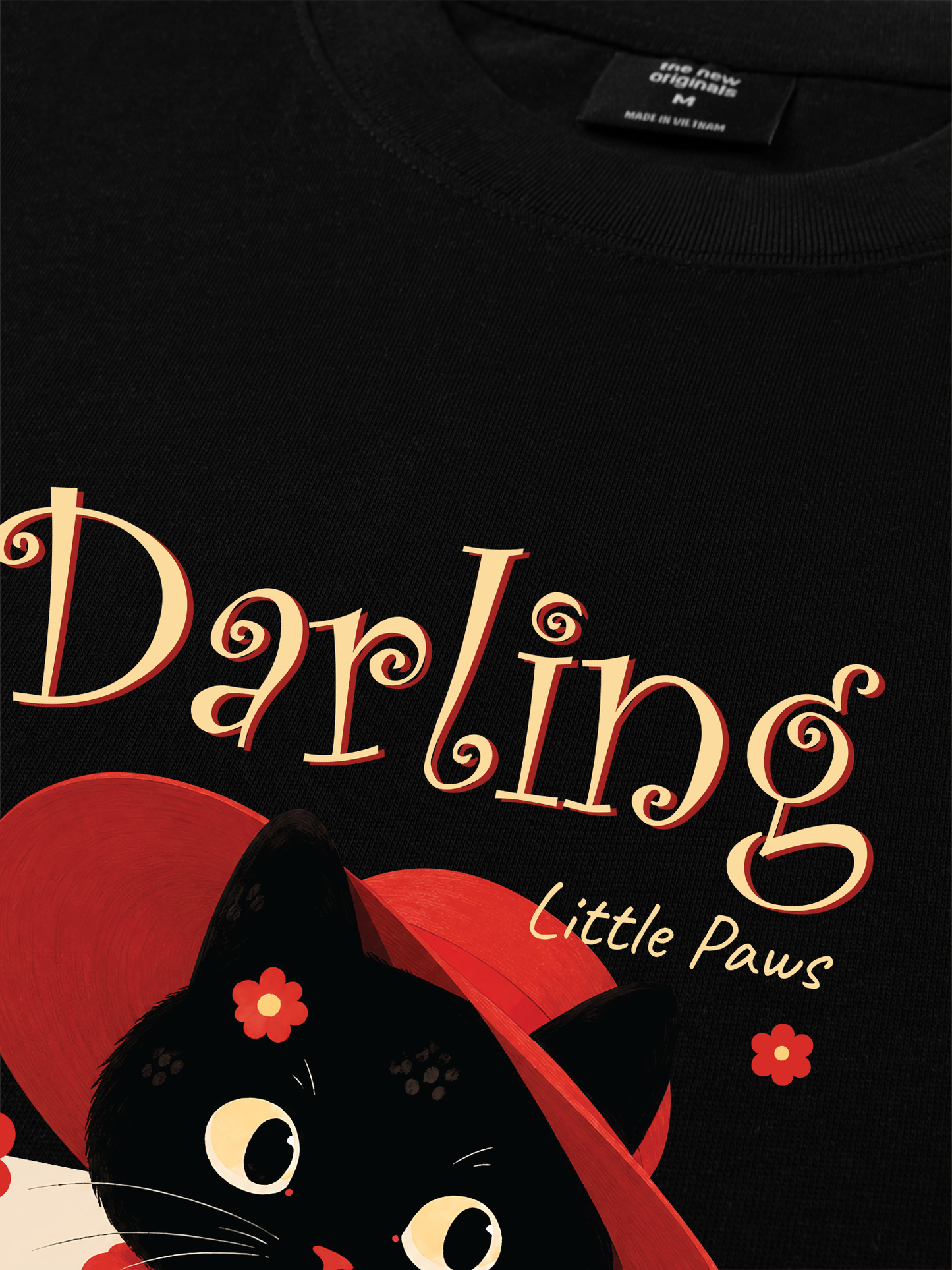 Áo Thun Relaxed Fit Darling Little Paws