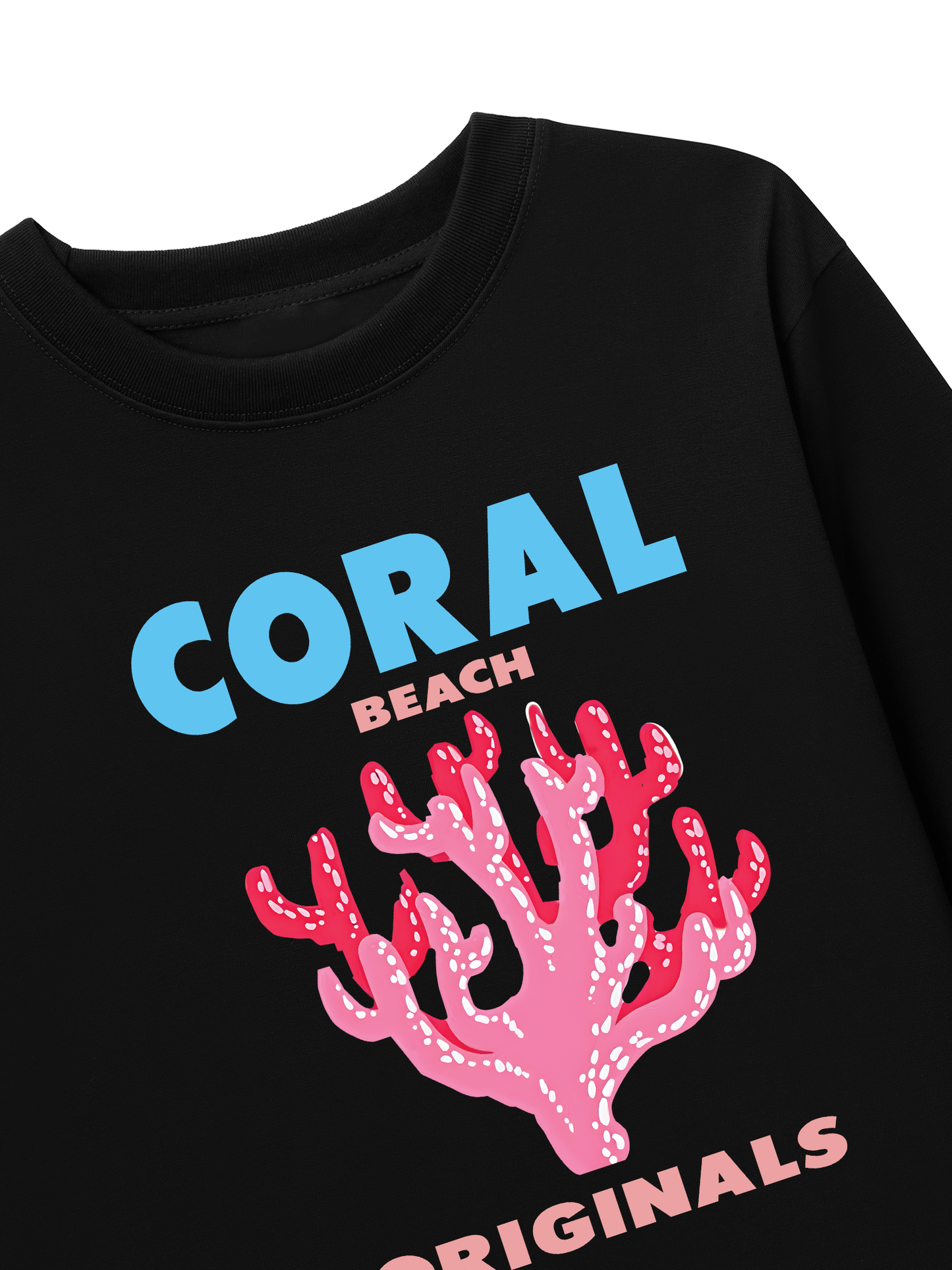 Áo Thun Dài Tay Summer Vibes Coral Beach