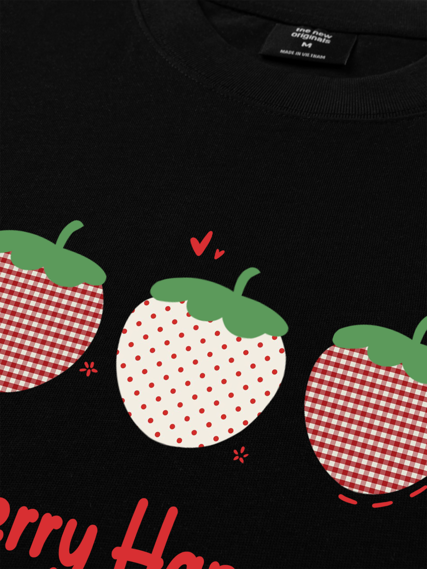 Áo Thun Relaxed Fit Daily Cuties Berry Happy