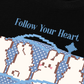 Áo Thun Relaxed Fit Pixel Universe Follow Your Heart