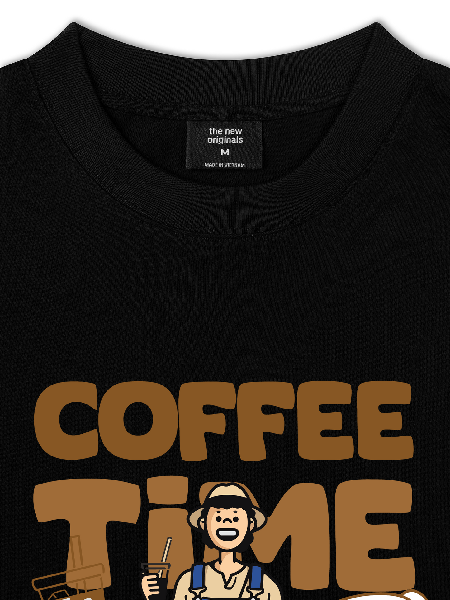 Áo Thun Relaxed Fit Coffee Time 2