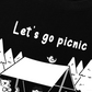 Áo Thun Relaxed Fit Go Outside Let's Go Picnic