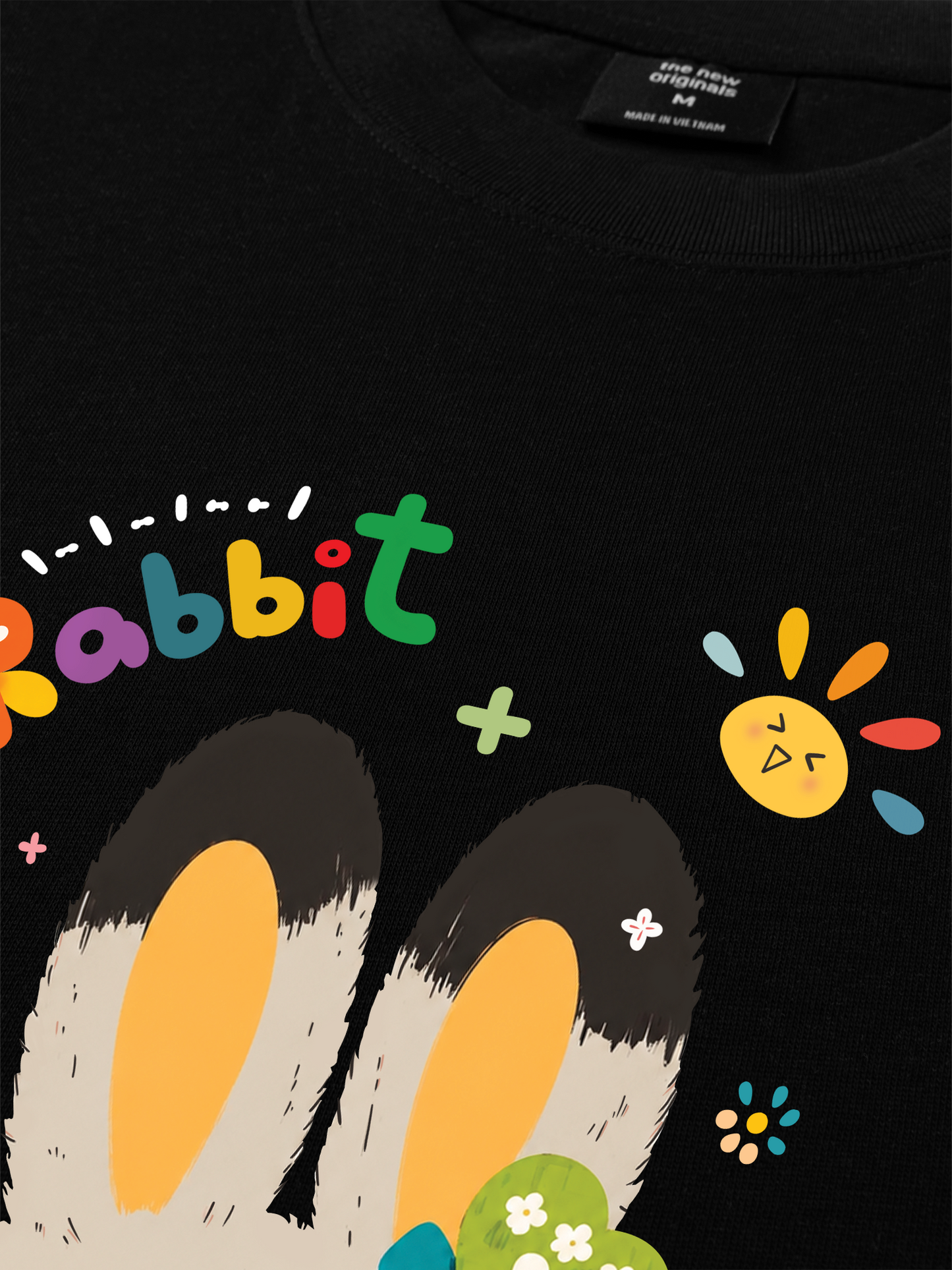 Áo Thun Relaxed Fit Rainbow Rabbit