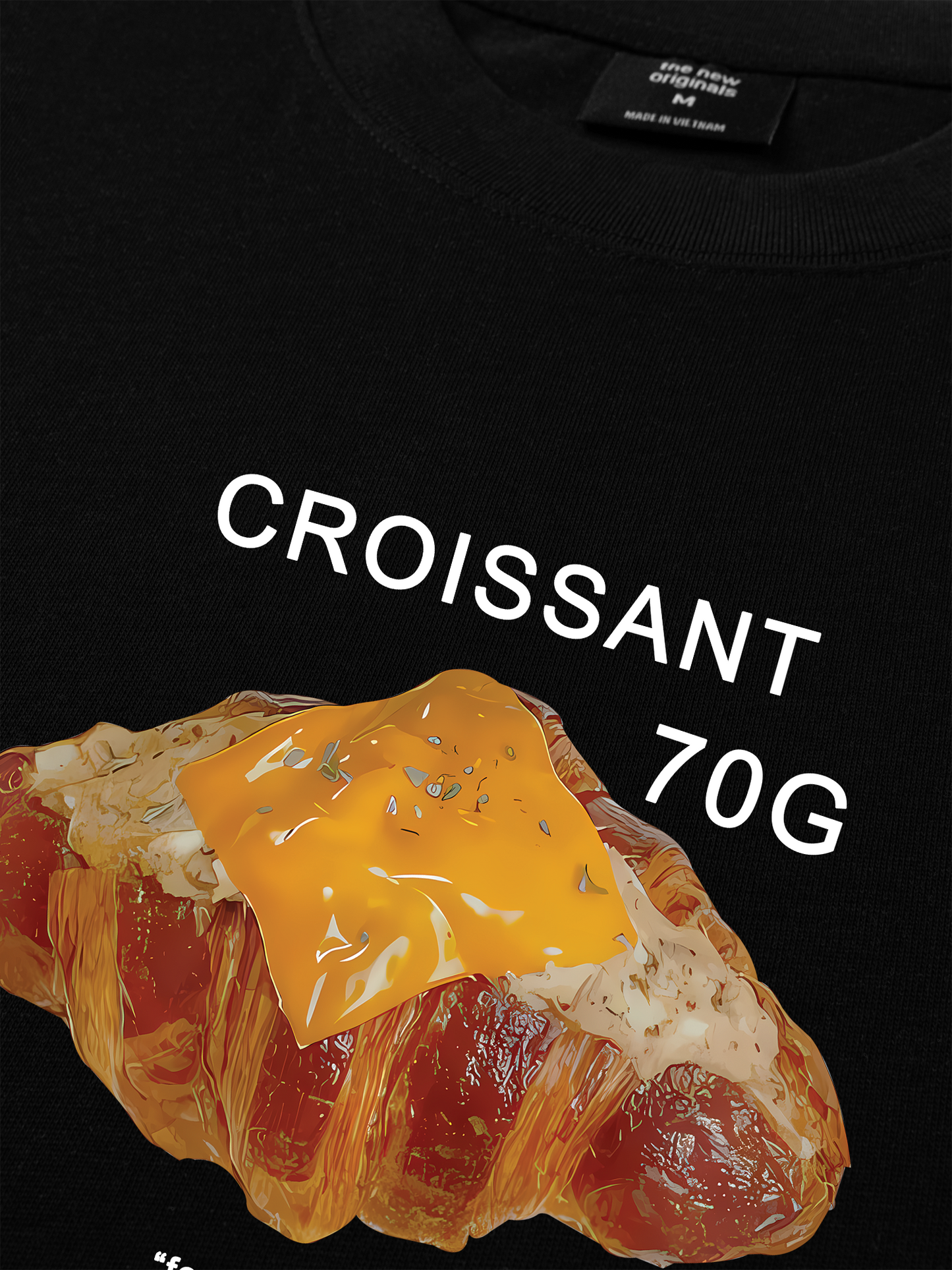 Áo Thun Relaxed Fit Sweet Pastry Croisant