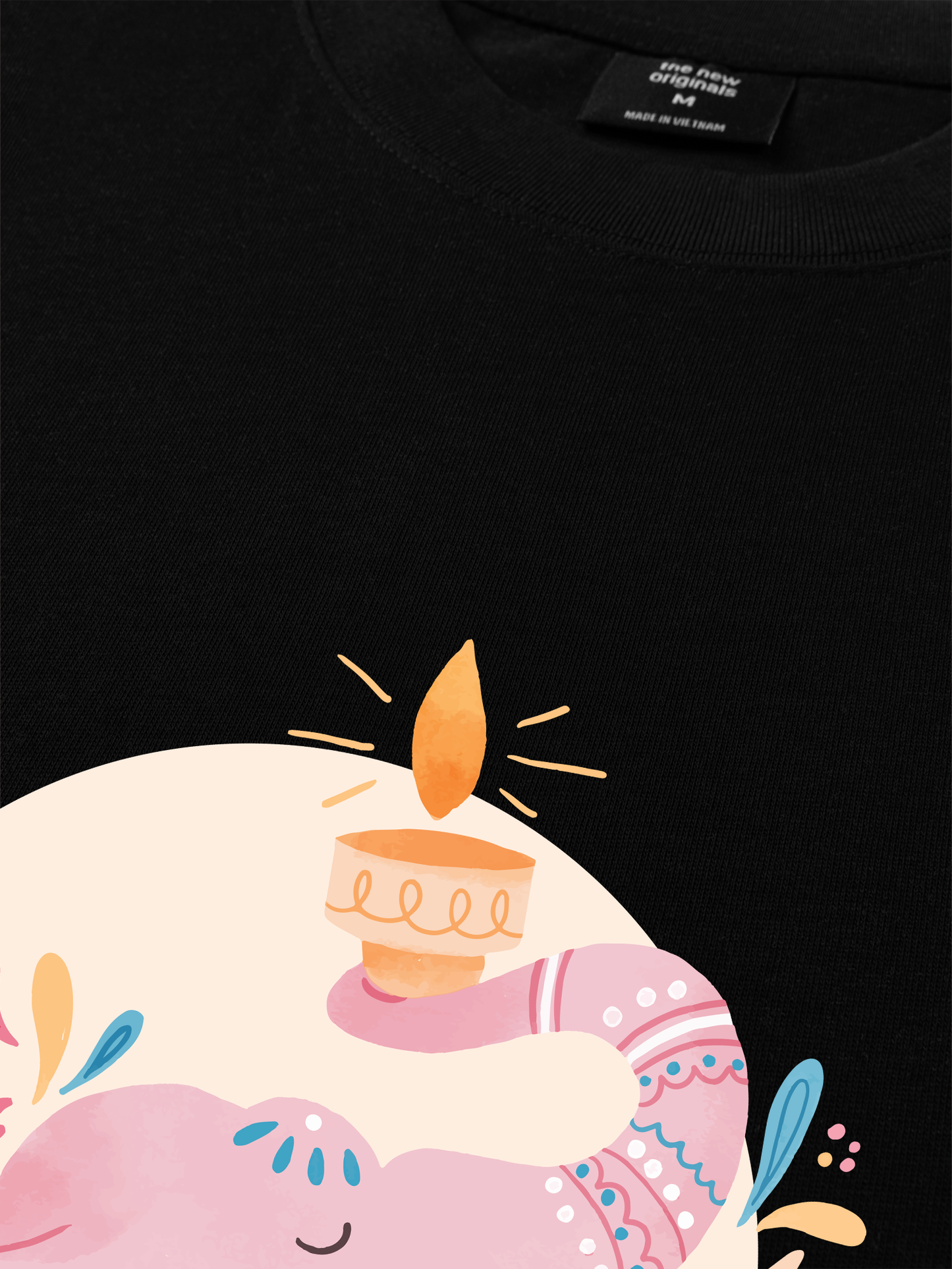 Áo Thun Relaxed Fit Floral Wish Elephant