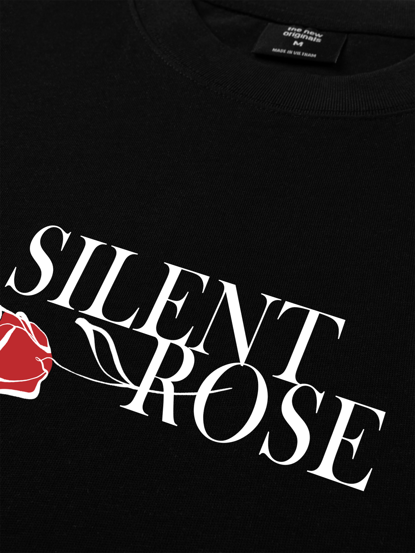 Áo Thun Relaxed Fit Old Money Silent Rose