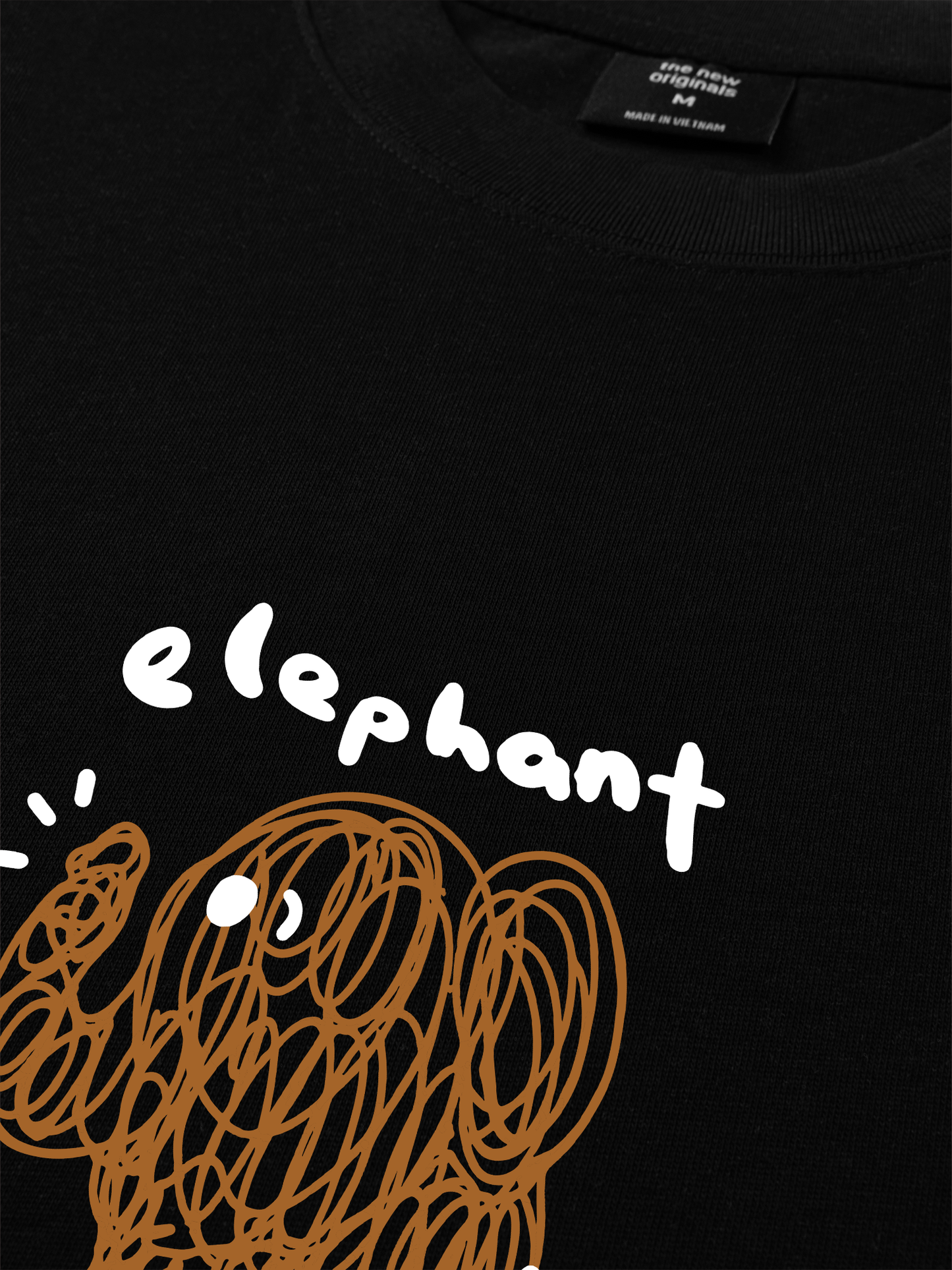 Áo Thun Relaxed Fit Cute Elephant
