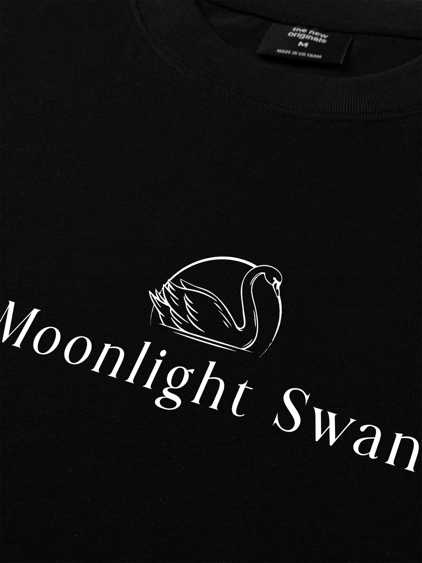 Áo Thun Relaxed Fit Old Money Moonlight Swan