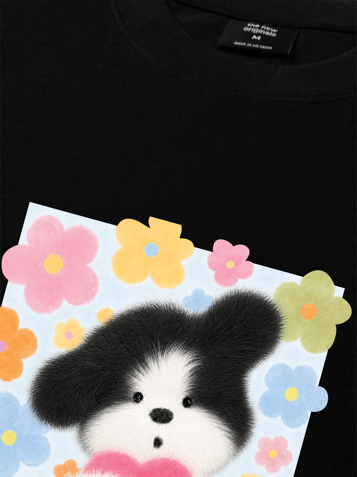 Áo Thun Relaxed Fit Flower Puppy