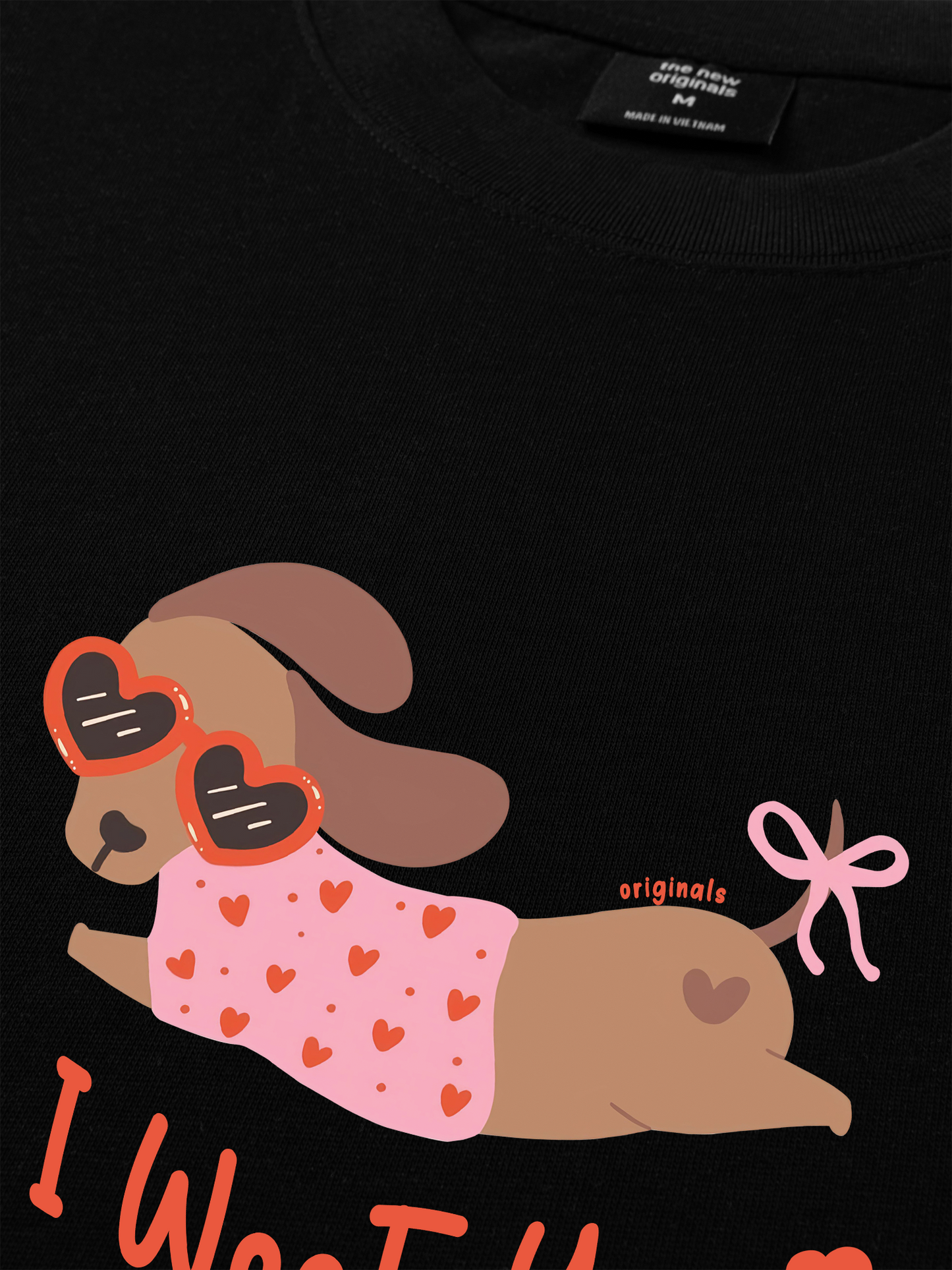 Áo Thun Relaxed Fit Animal Mood I Woof You