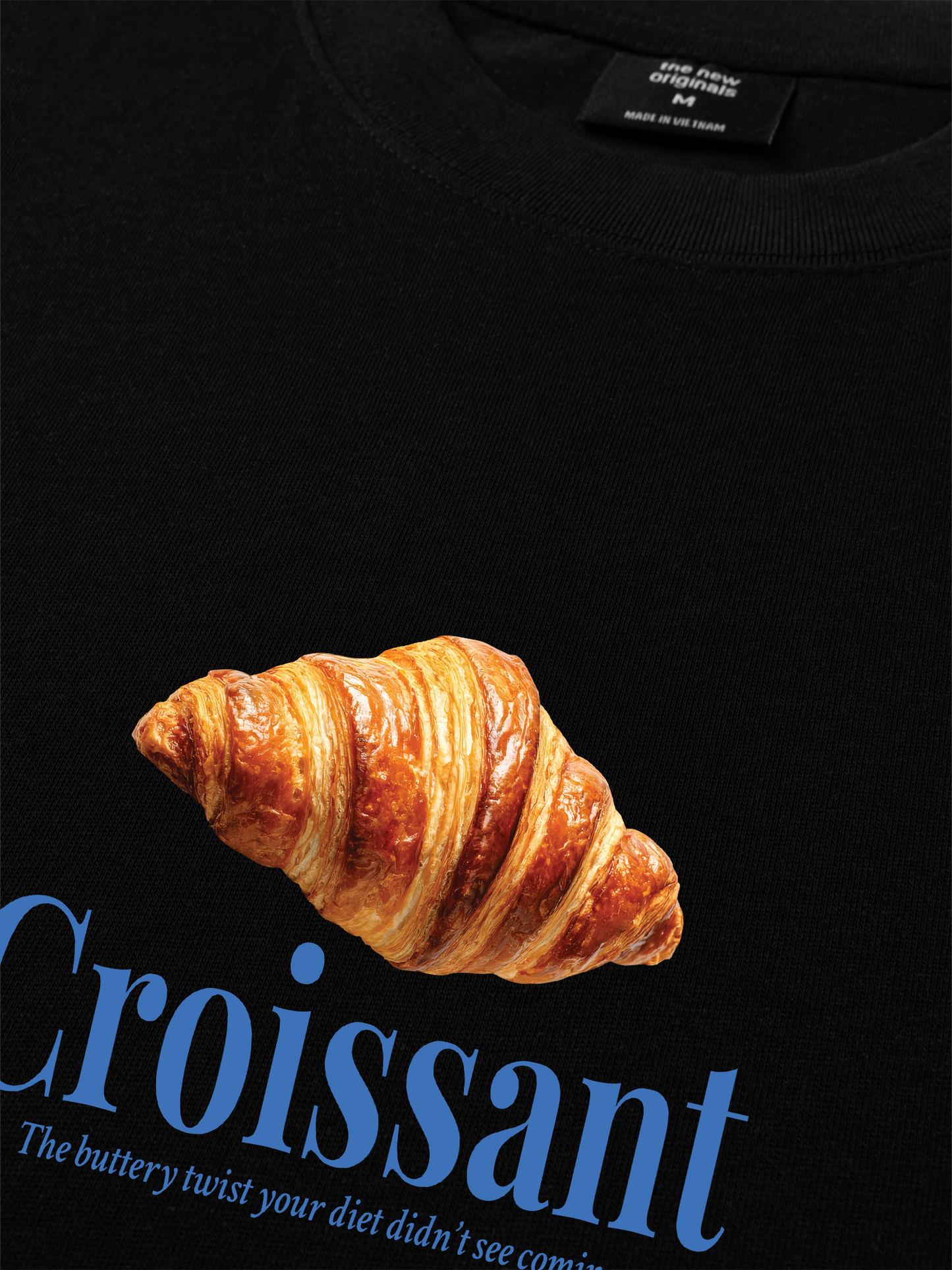 Áo Thun Relaxed Fit Croissant Quote