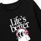 Áo Thun Dài Tay Life_s Better With Music
