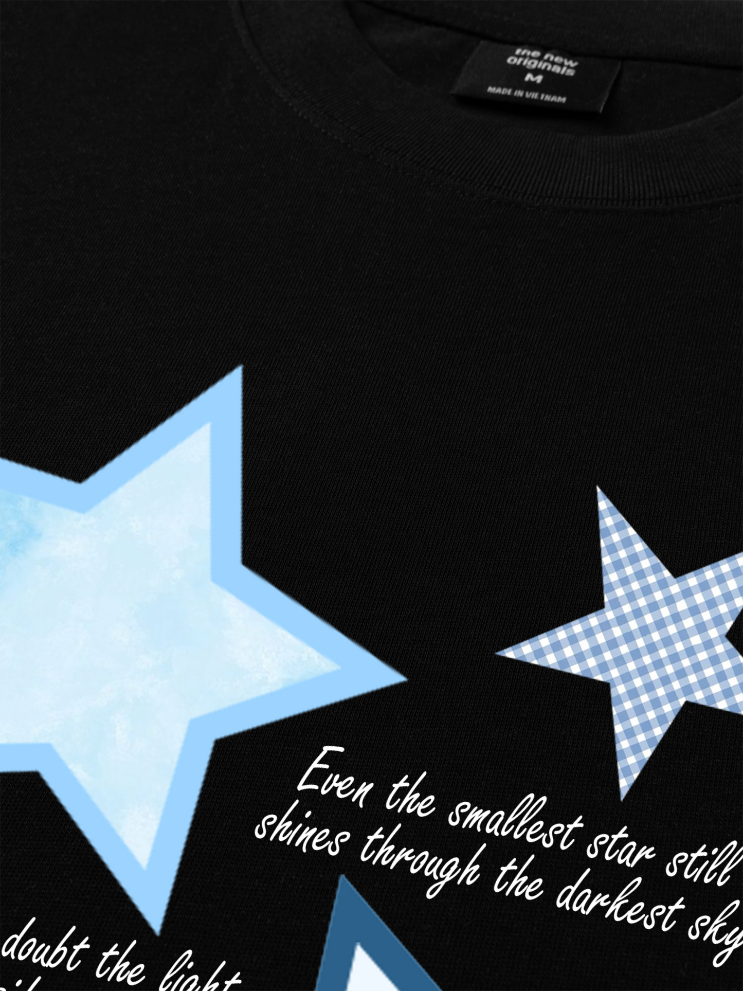 Áo Thun Relaxed Fit Daily Cuties Blue Star Mood