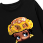 Áo Thun Dài Tay Flower Sun Knit Hat Cartoon Head