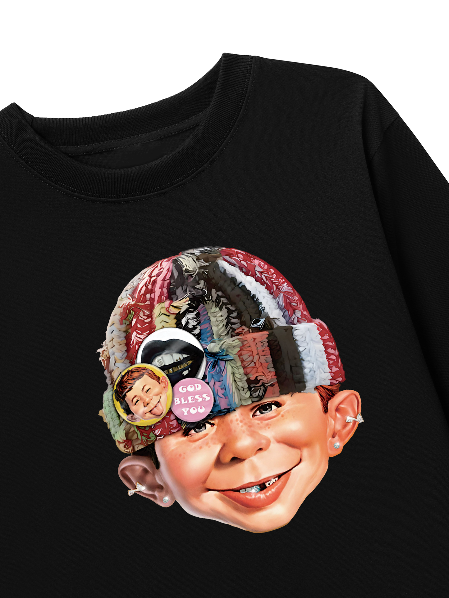 Áo Thun Dài Tay Bad Boy with Knit Cap