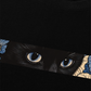 Áo Thun Relaxed Fit Blue Flower Cat