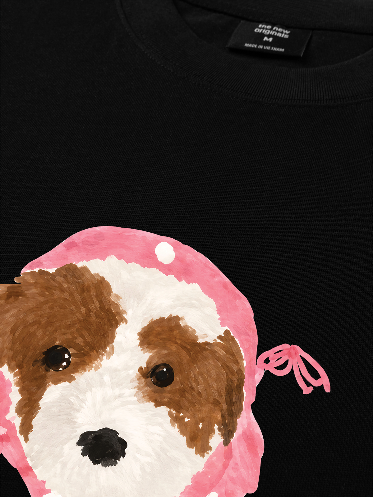 Áo Thun Relaxed Fit Pink Dots Puppy